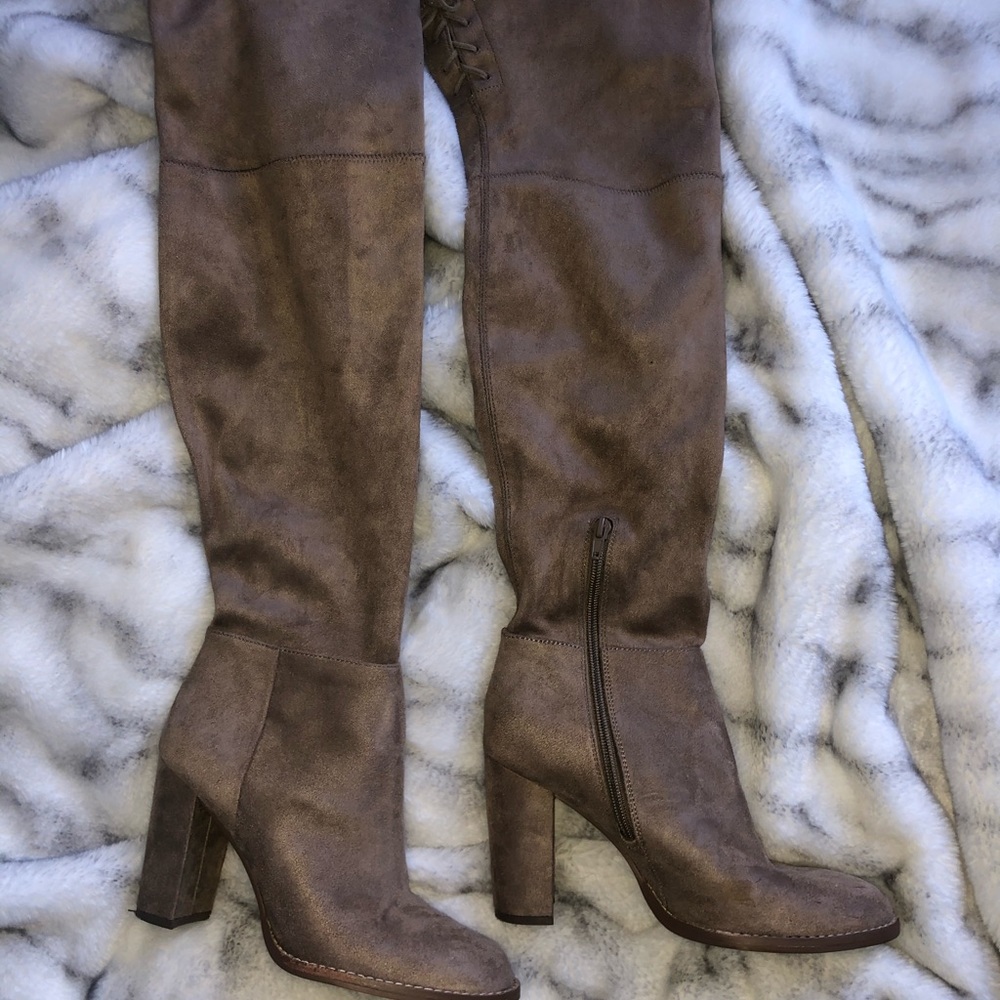 Vince Camuto knee high heeled boots